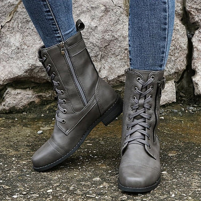 ISABELLA CLASSIC LACE-UP BOOTS