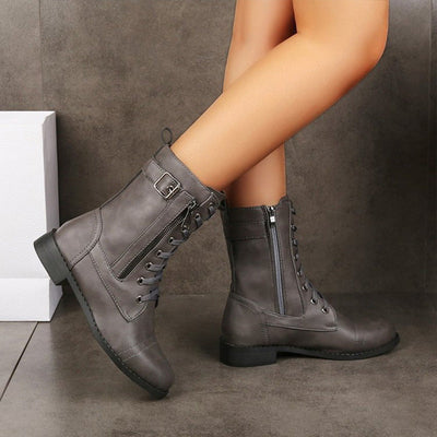 ISABELLA CLASSIC LACE-UP BOOTS