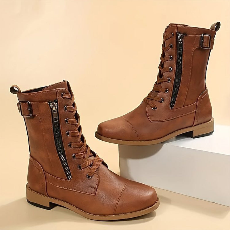 ISABELLA CLASSIC LACE-UP BOOTS