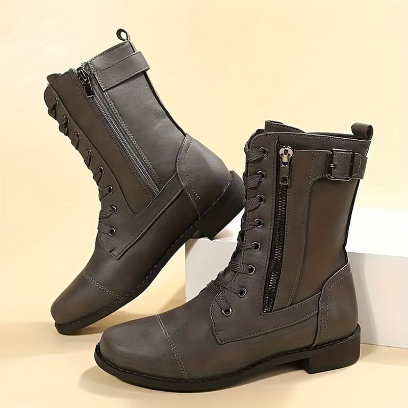 ISABELLA CLASSIC LACE-UP BOOTS