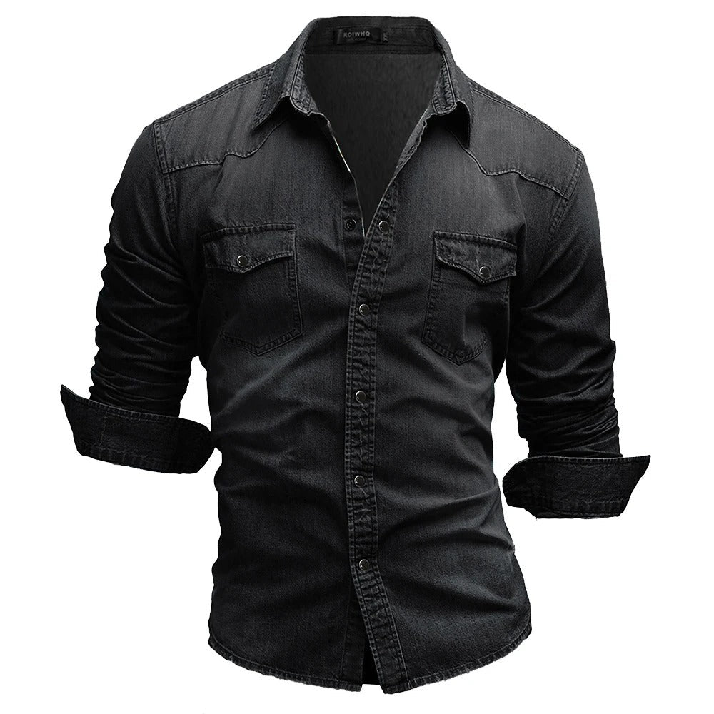 CHEMISE EN JEAN RÉTRO DAVID